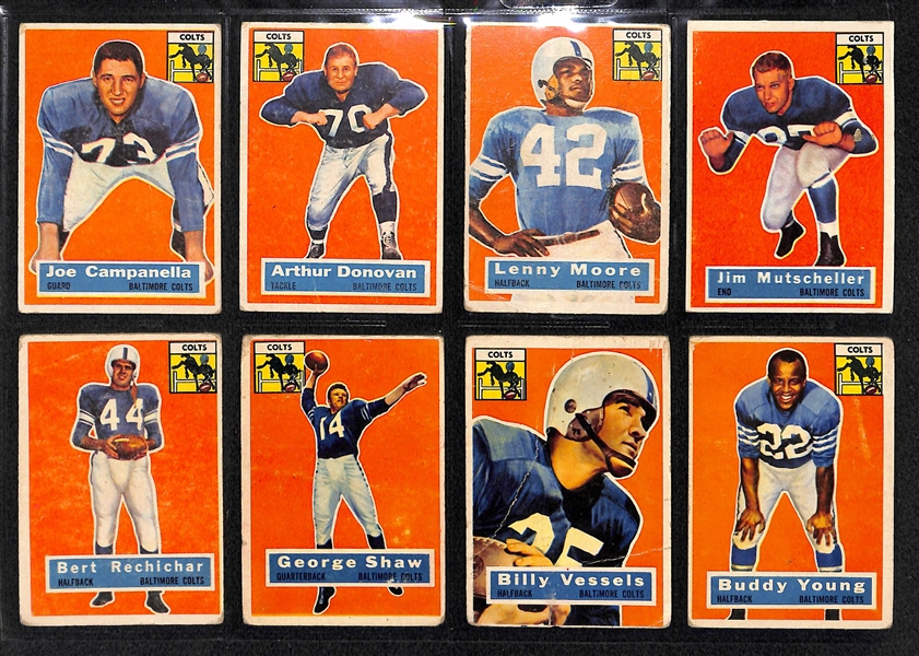 Lot Of 63 1954-56 Baltimore Orioles & Colts Cards